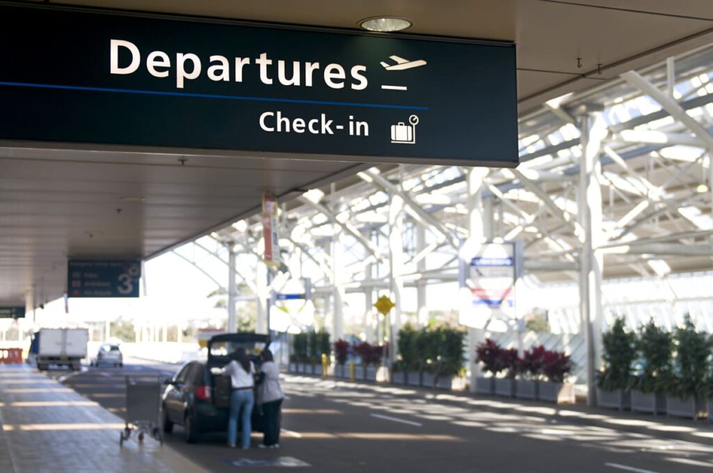 Pearson airport pickup car